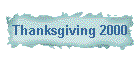 Thanksgiving 2000